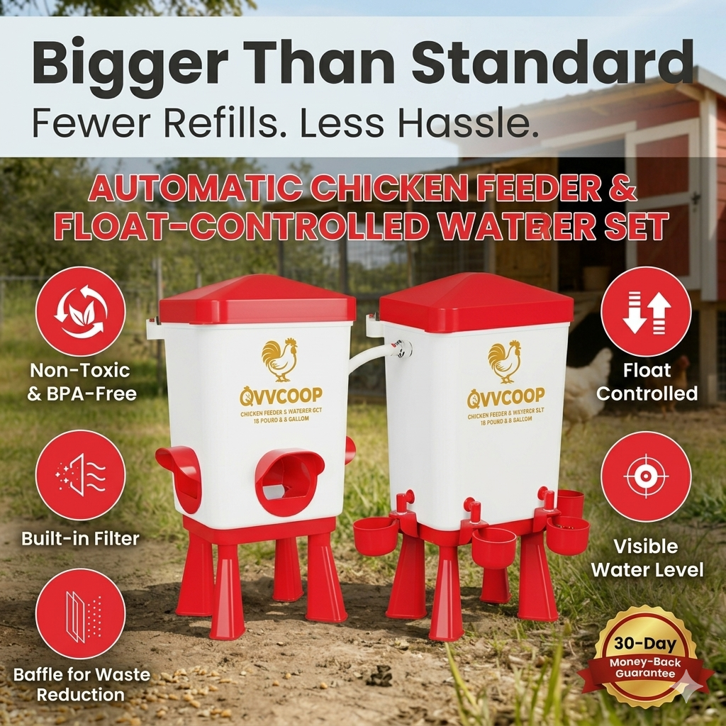 CoopSip Waterer and Feeder Set