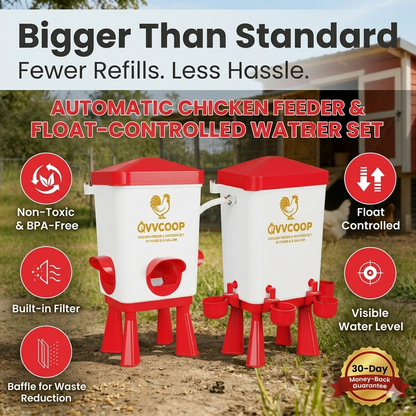 CoopSip Waterer and Feeder Set