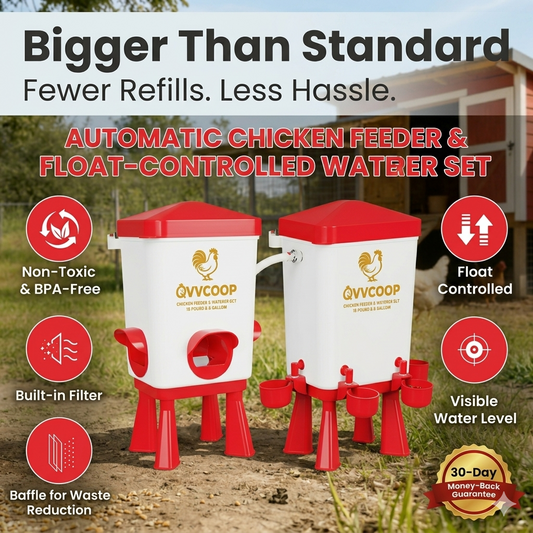 CoopSip Waterer and Feeder Set