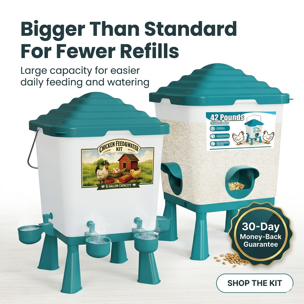 CoopSip Waterer and Feeder Set